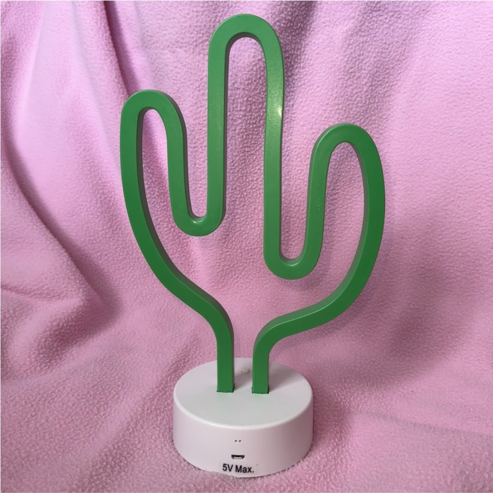 Neon Light Up Cactus🌵 - Picture 3 of 6